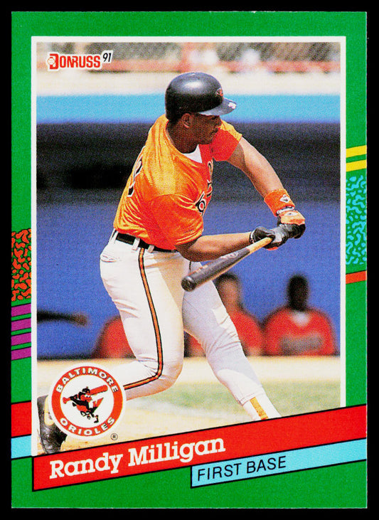 Randy Milligan 1991 Donruss #542c Baltimore Orioles