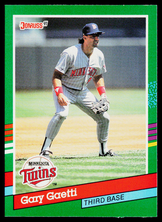 Gary Gaetti 1991 Donruss #547b Minnesota Twins