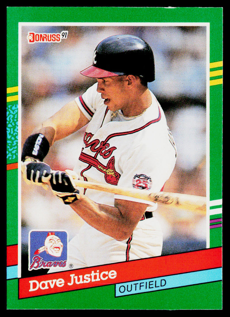 Dave Justice 1991 Donruss #548 Atlanta Braves