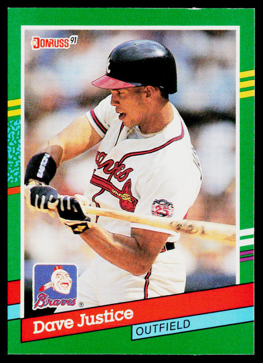 Dave Justice 1991 Donruss #548 Atlanta Braves