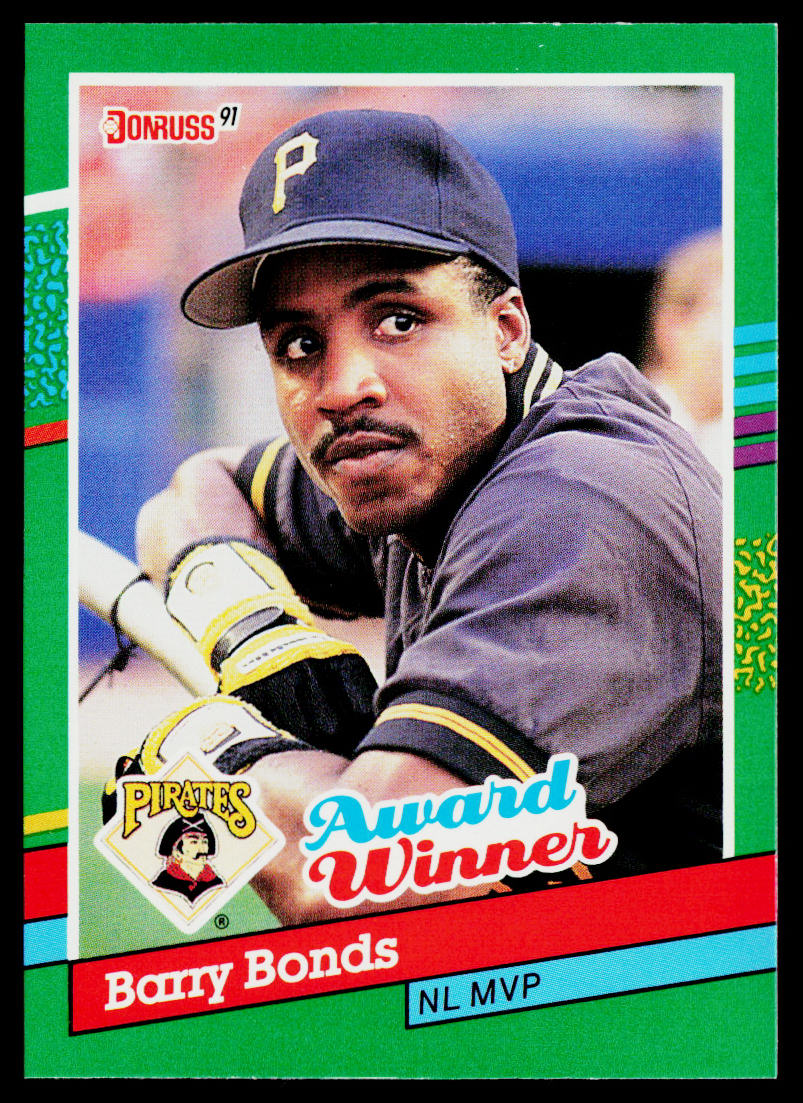 Barry Bonds 1991 Donruss #762b Pittsburgh Pirates
