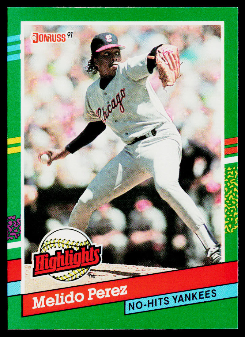 Melido Perez 1991 Donruss Bonus Cards #BC-13 Chicago White Sox