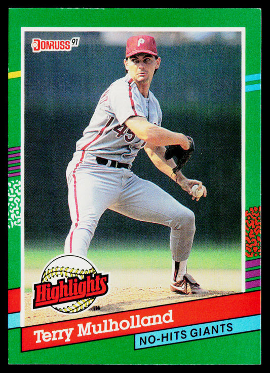 Terry Mulholland 1991 Donruss Bonus Cards #BC-14 Philadelphia Phillies