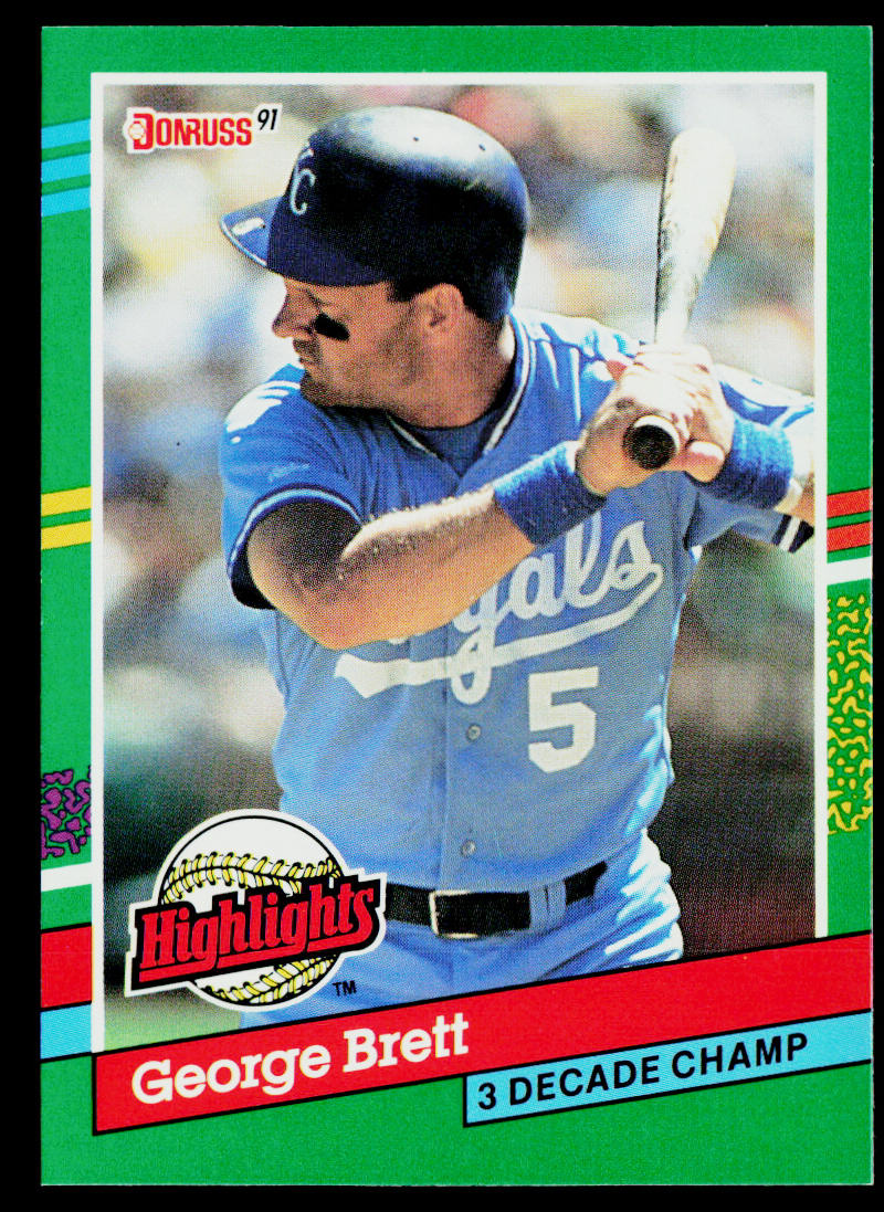 George Brett 1991 Donruss Bonus Cards #BC-19b Kansas City Royals
