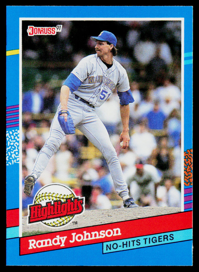 Randy Johnson 1991 Donruss Bonus Cards #BC-2b Seattle Mariners