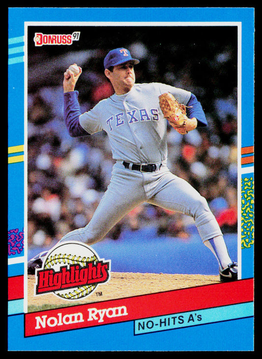 Nolan Ryan 1991 Donruss Bonus Cards #BC-3 Texas Rangers