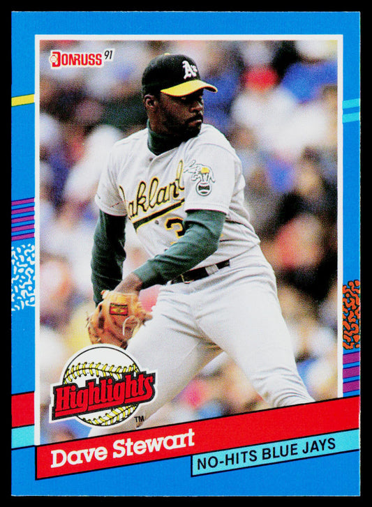 Dave Stewart 1991 Donruss Bonus Cards #BC-4 Oakland Athletics