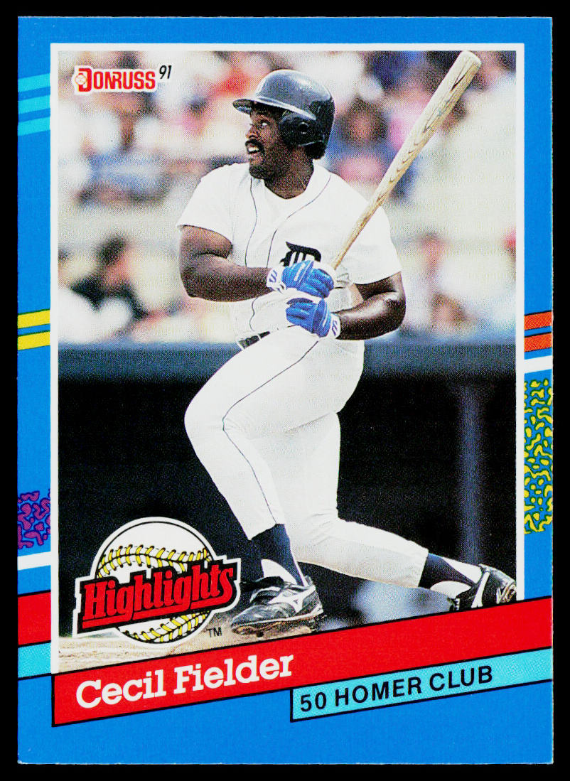 Cecil Fielder 1991 Donruss Bonus Cards #BC-5 Detroit Tigers