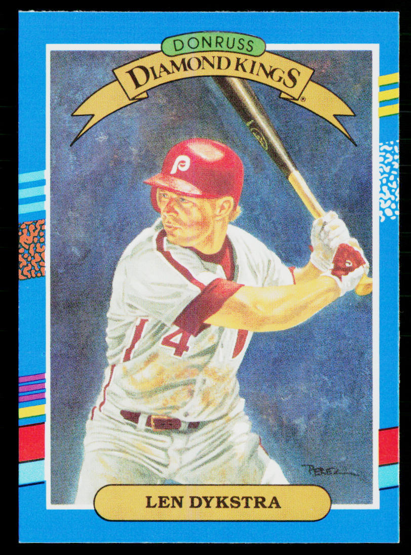 Len Dykstra 1991 Donruss #7b Philadelphia Phillies