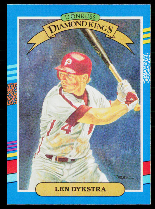 Len Dykstra 1991 Donruss #7b Philadelphia Phillies