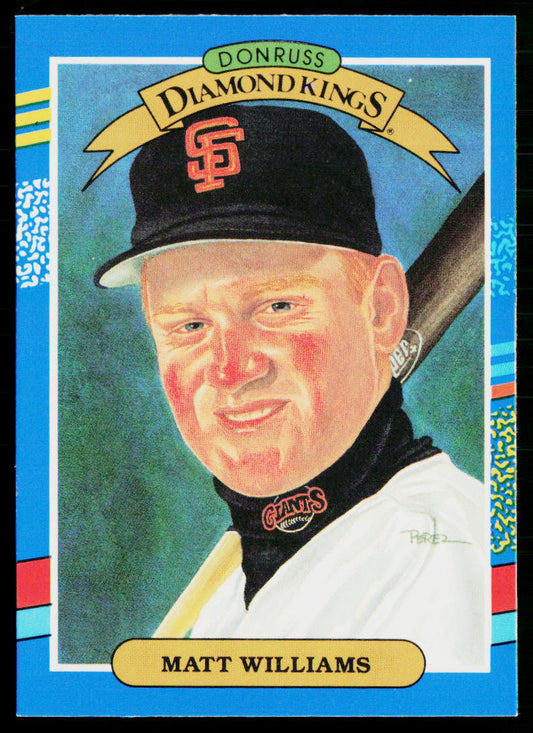 Matt Williams 1991 Donruss #18b San Francisco Giants