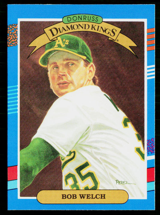 Bob Welch 1991 Donruss #20 Oakland Athletics