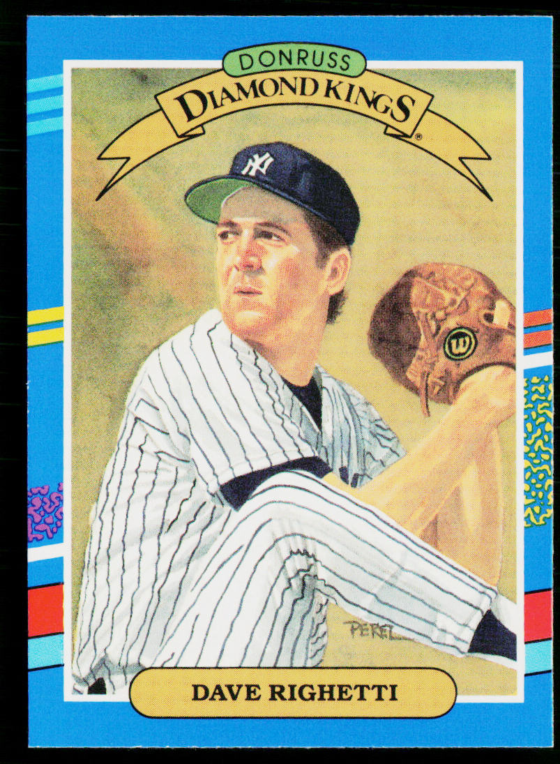 Dave Righetti 1991 Donruss Super Diamond Kings #21 New York Yankees