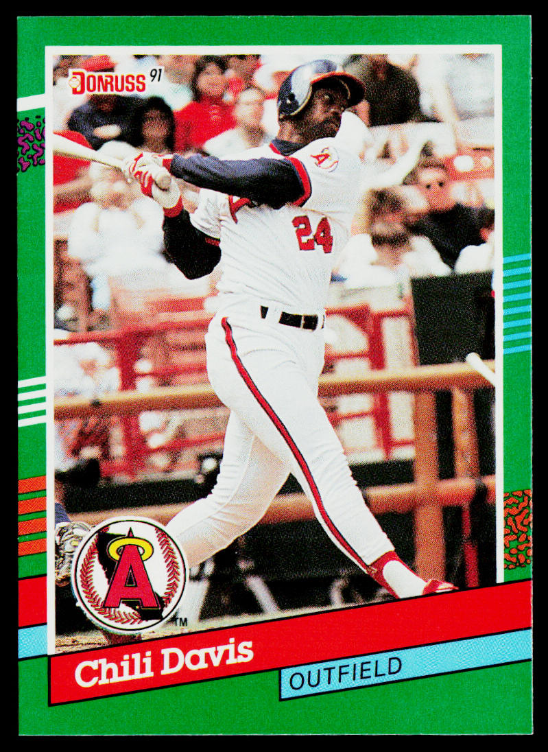 Chili Davis 1991 Donruss #580 California Angels