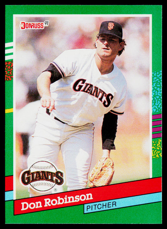 Don Robinson 1991 Donruss #581 San Francisco Giants