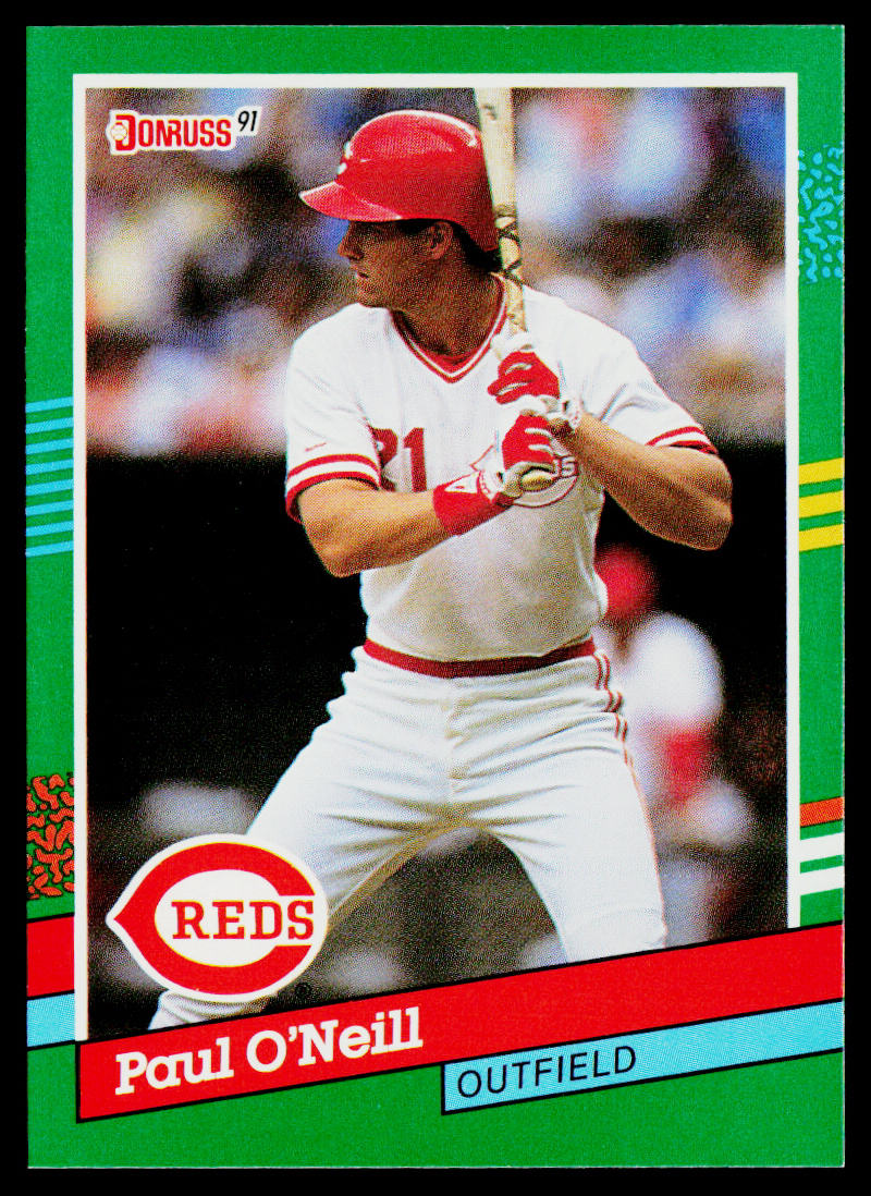 Paul O'Neill 1991 Donruss #583 Cincinnati Reds