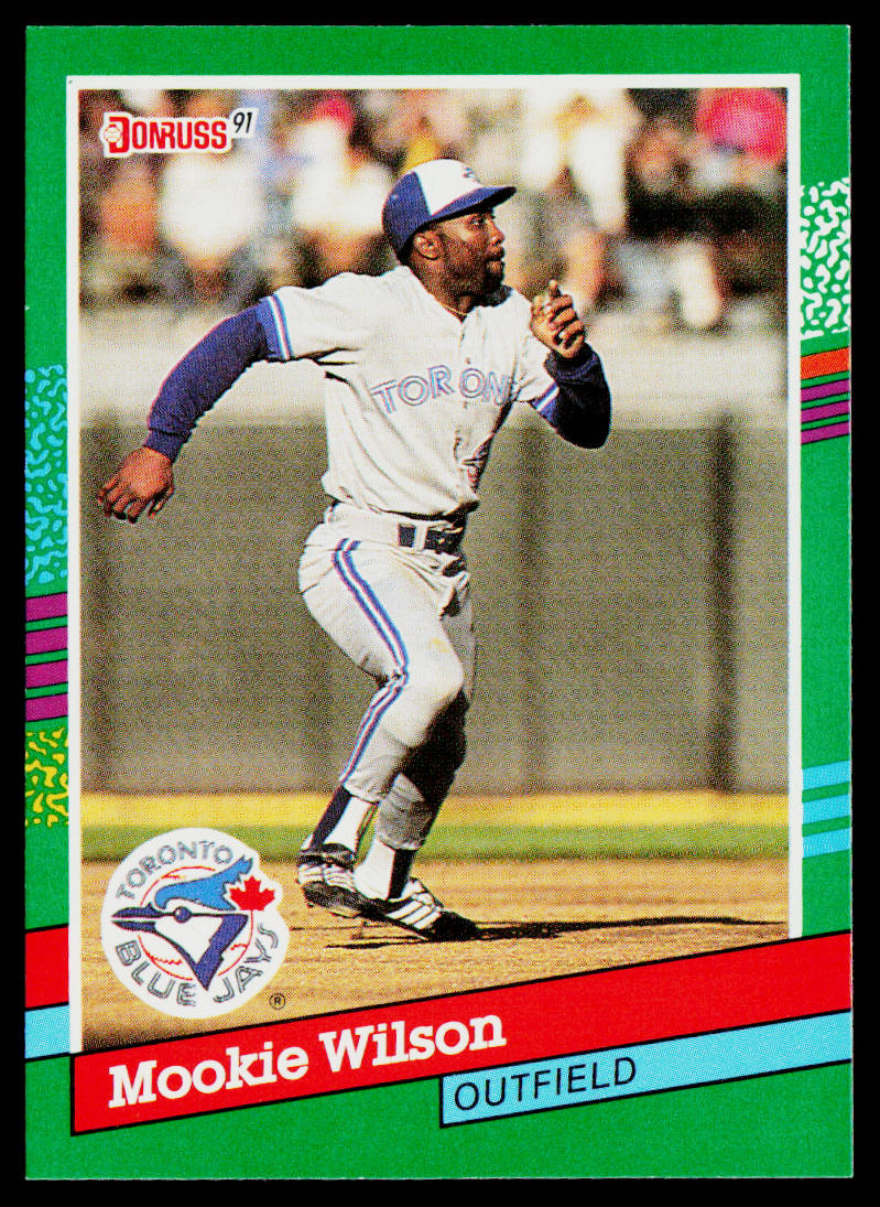 Mookie Wilson 1991 Donruss #585 Toronto Blue Jays