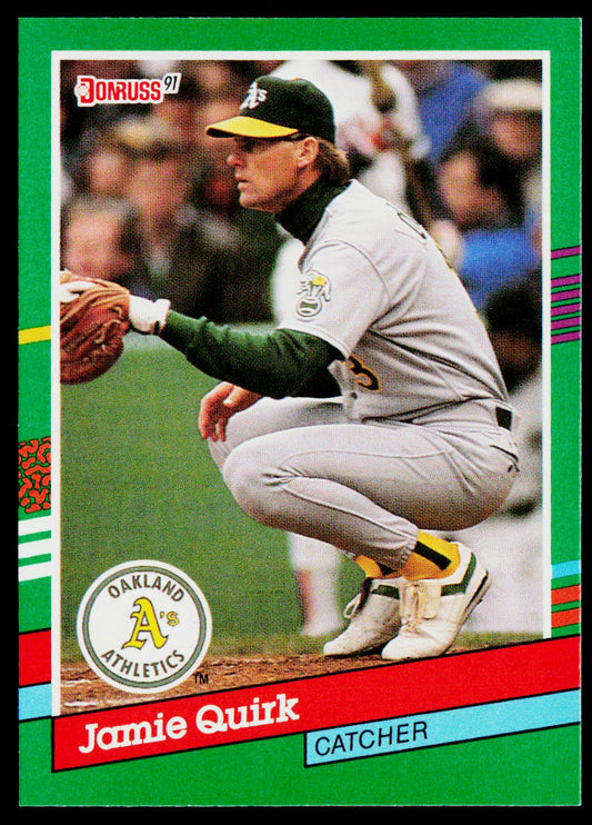 Jamie Quirk 1991 Donruss #588 Oakland Athletics