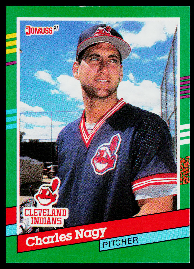 Charles Nagy 1991 Donruss #592b Cleveland Indians