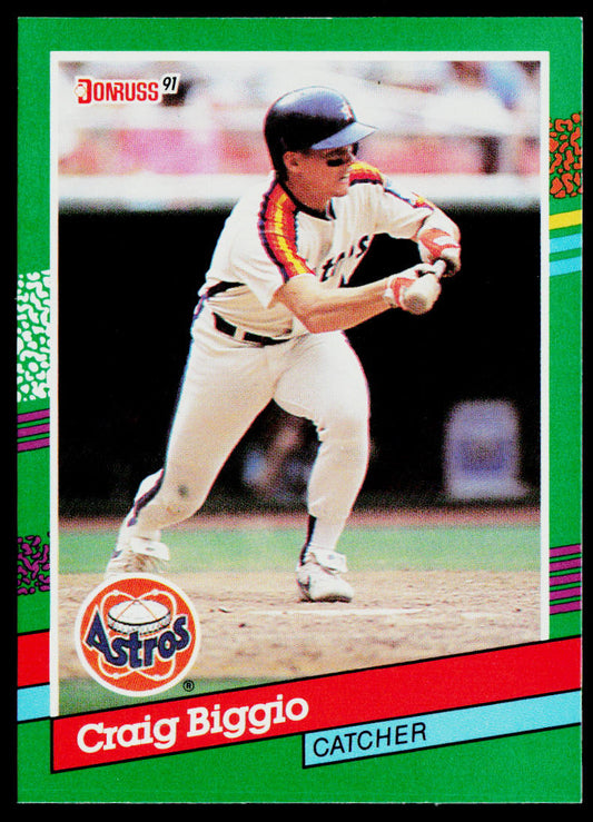 Craig Biggio 1991 Donruss #595 Houston Astros