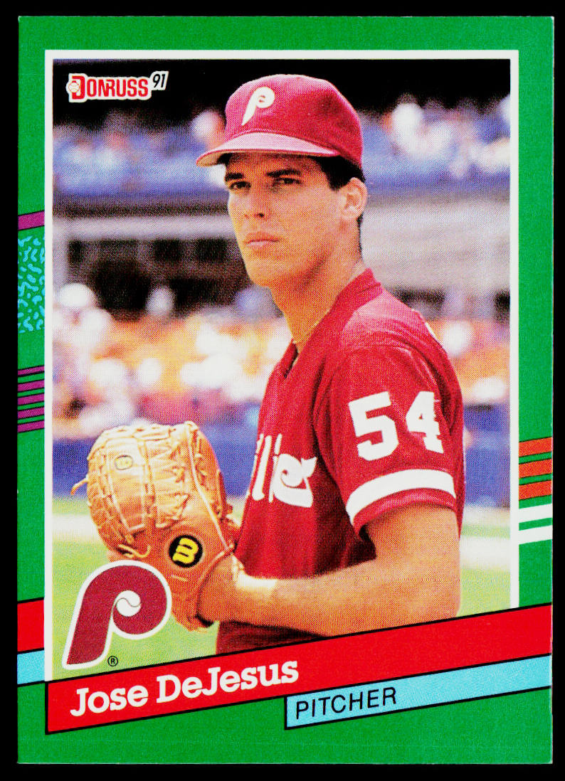 Jose DeJesus 1991 Donruss #596 Philadelphia Phillies