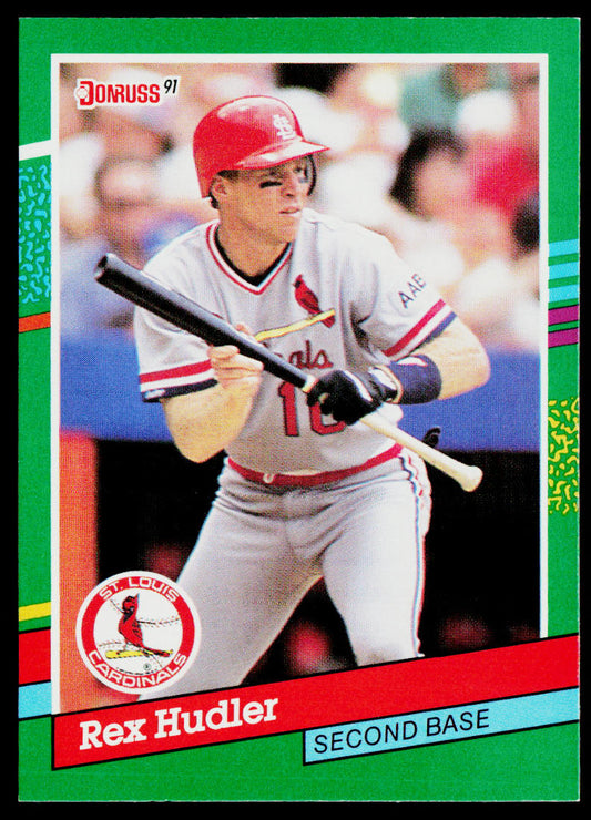 Rex Hudler 1991 Donruss #599 St. Louis Cardinals