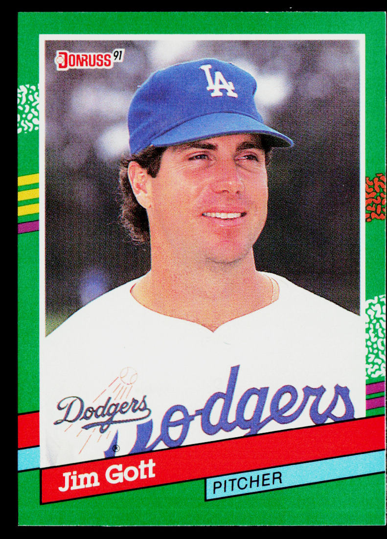 Jim Gott 1991 Donruss #601 Los Angeles Dodgers