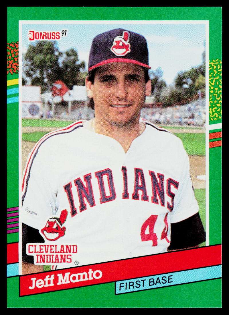 Jeff Manto 1991 Donruss #602 Cleveland Indians