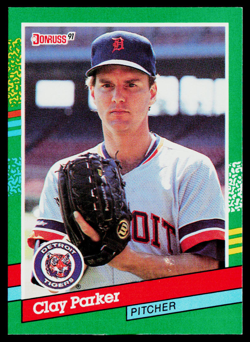 Clay Parker 1991 Donruss #605c Detroit Tigers