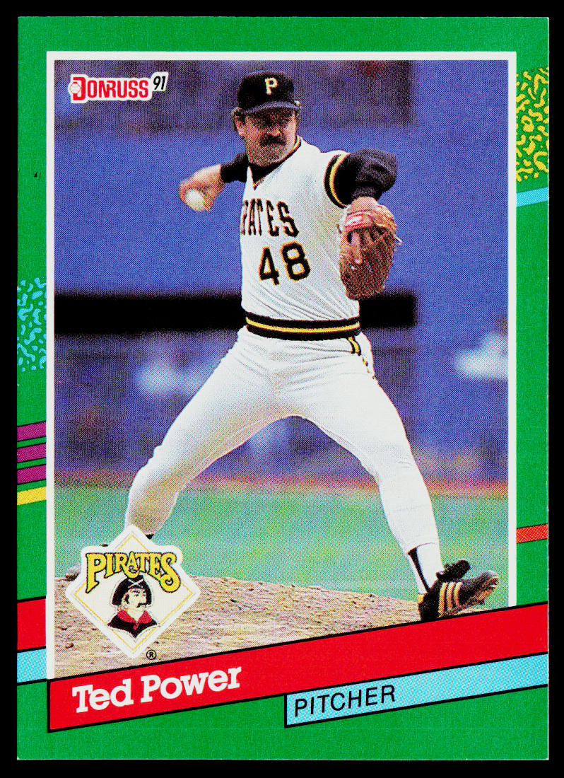 Ted Power 1991 Donruss #608 Pittsburgh Pirates