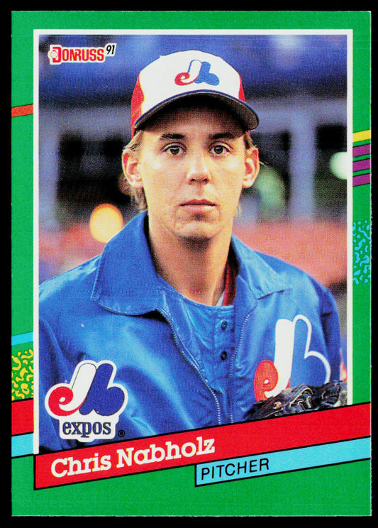 Chris Nabholz 1991 Donruss #667c RC Montreal Expos