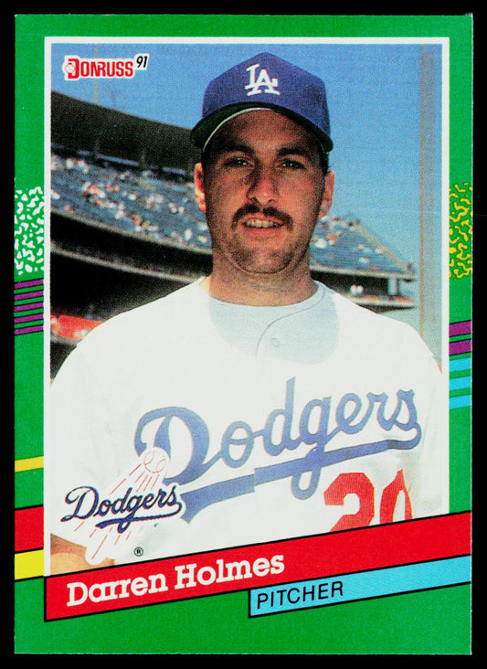 Darren Holmes 1991 Donruss #669 RC Los Angeles Dodgers