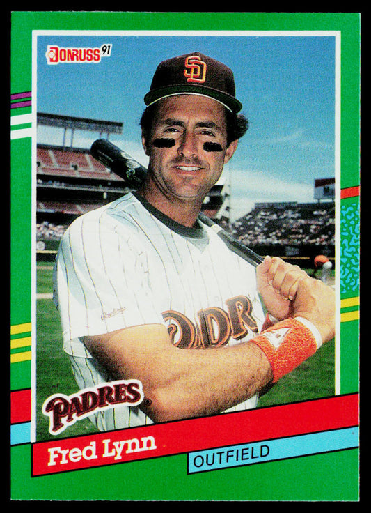 Fred Lynn 1991 Donruss #673c San Diego Padres