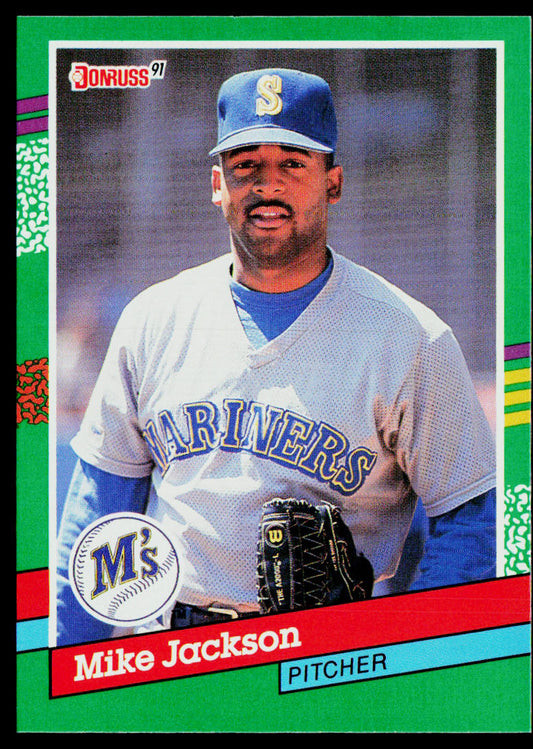 Mike Jackson 1991 Donruss #676 Seattle Mariners