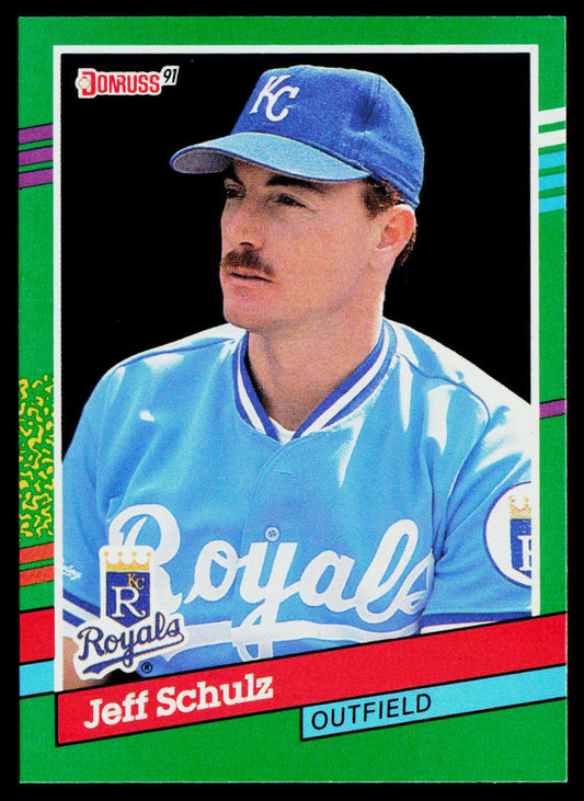 Jeff Schulz 1991 Donruss #687b RC Kansas City Royals