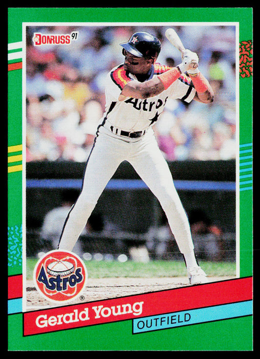 Gerald Young 1991 Donruss #689 Houston Astros