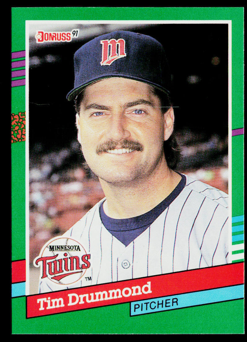 Tim Drummond 1991 Donruss #694 Minnesota Twins