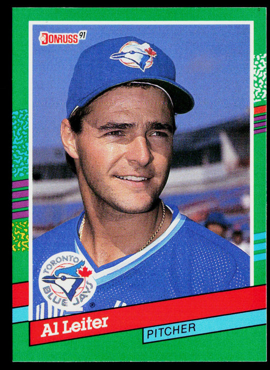 Al Leiter 1991 Donruss #697 Toronto Blue Jays