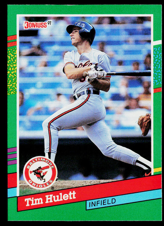 Tim Hulett 1991 Donruss #706b Baltimore Orioles