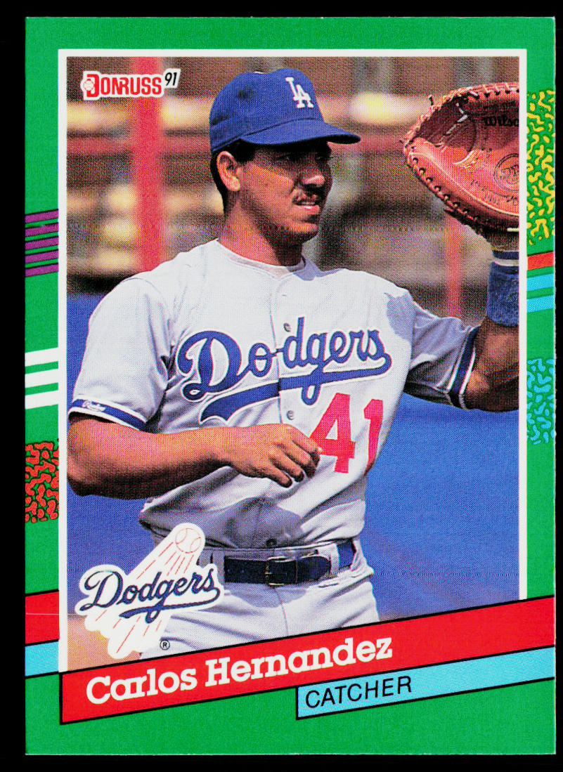 Carlos Hernandez 1991 Donruss #711 RC Los Angeles Dodgers