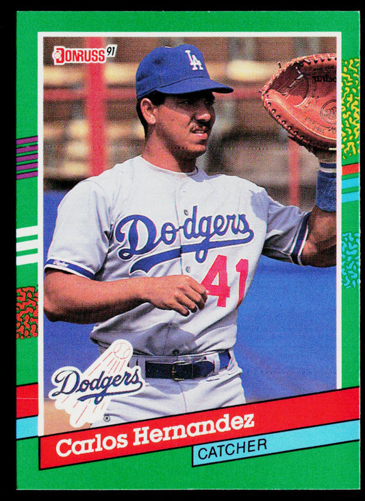Carlos Hernandez 1991 Donruss #711 RC Los Angeles Dodgers