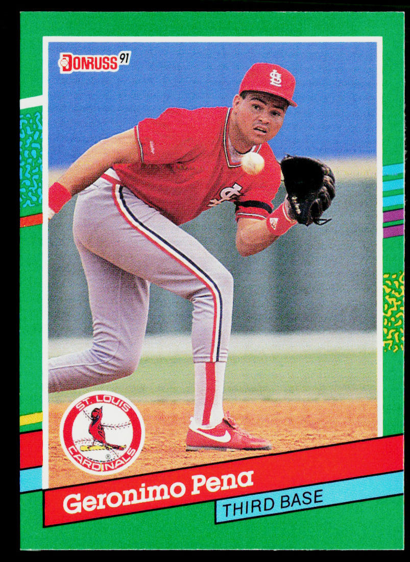 Geronimo Pena 1991 Donruss #712b St. Louis Cardinals