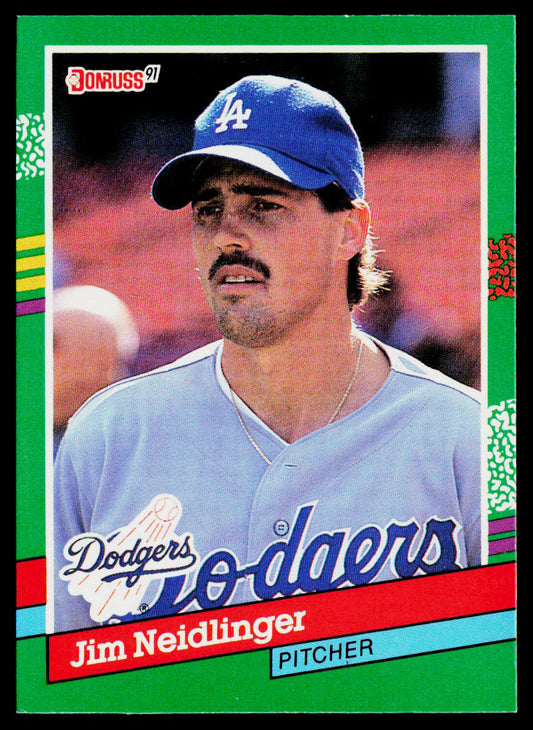 Jim Neidlinger 1991 Donruss #713b RC Los Angeles Dodgers