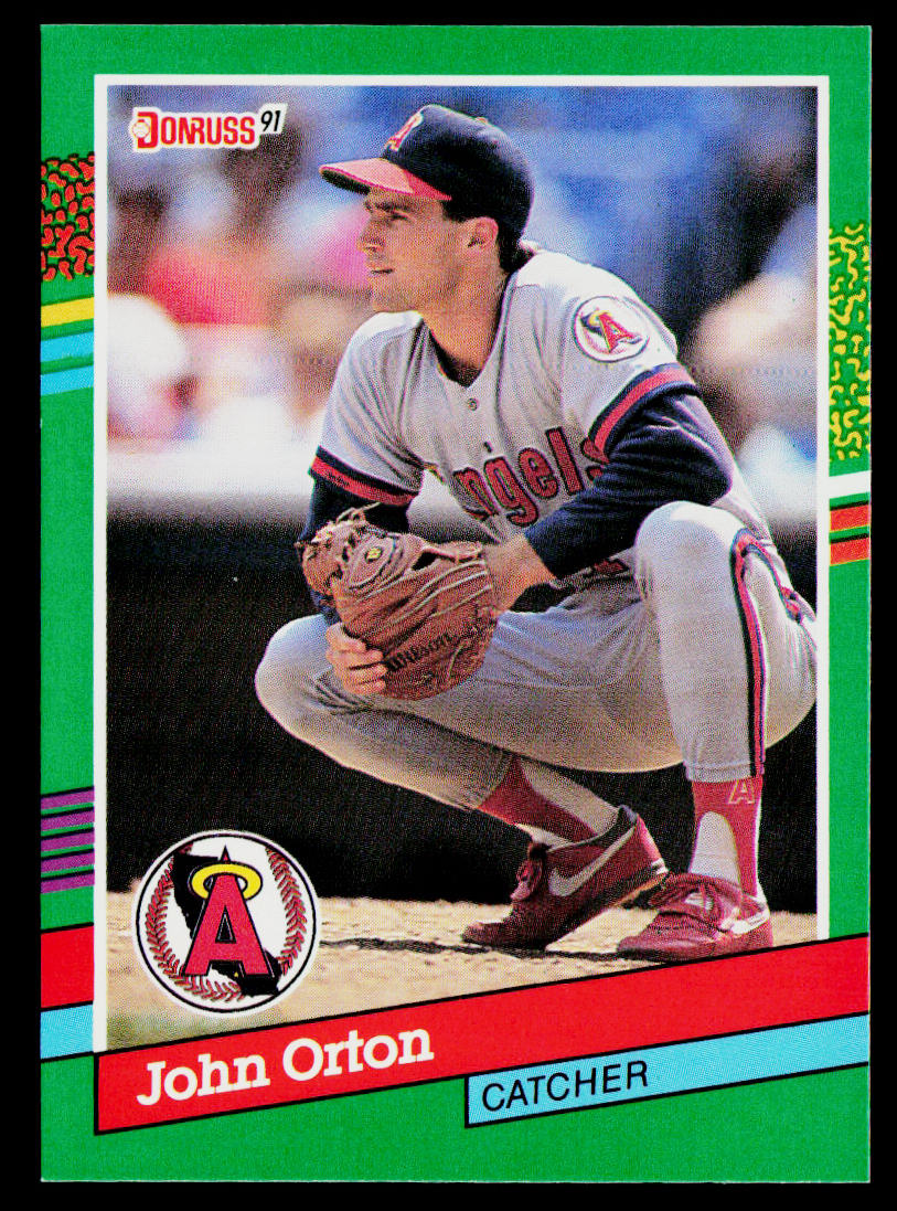 John Orton 1991 Donruss #714b California Angels