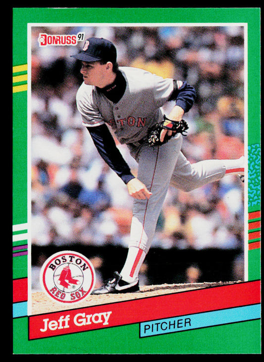 Jeff Gray 1991 Donruss #721b RC Boston Red Sox