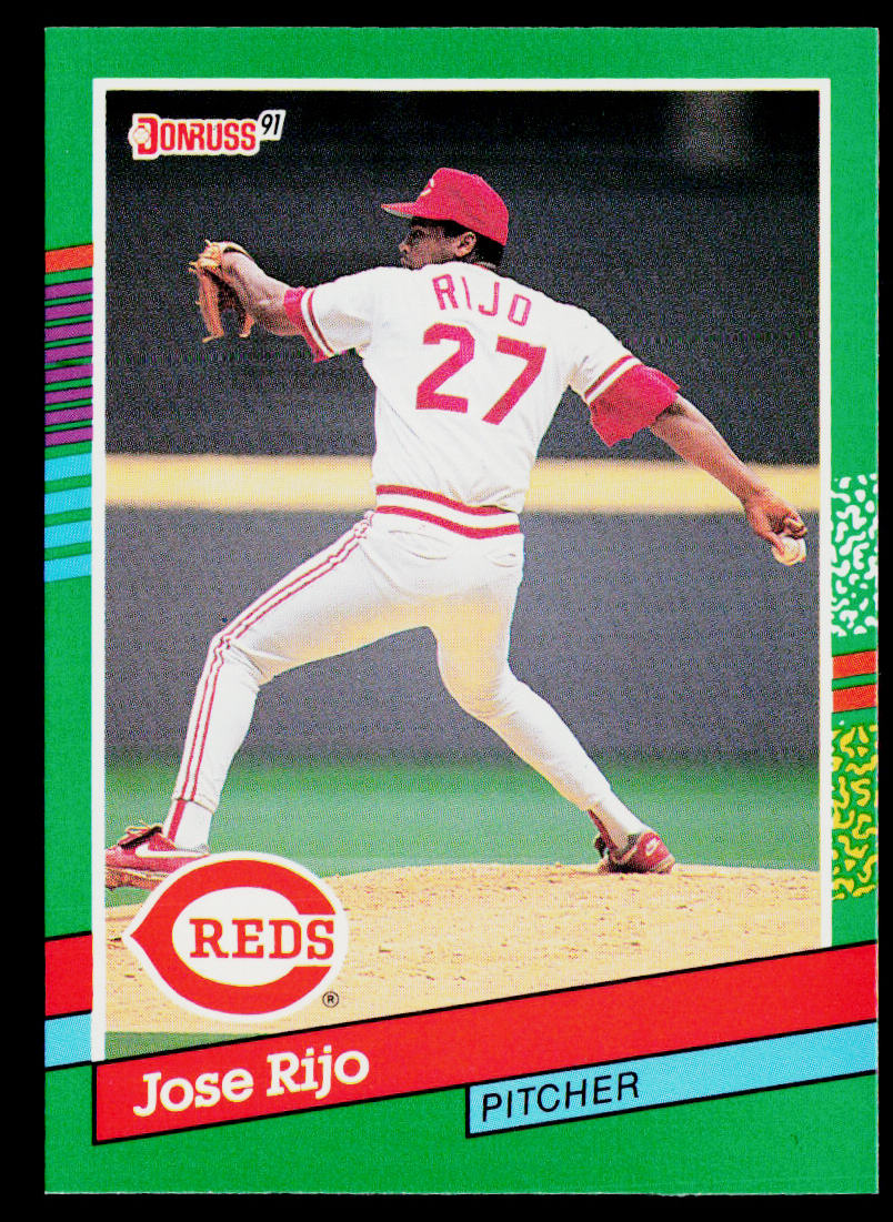 Jose Rijo 1991 Donruss #722b Cincinnati Reds