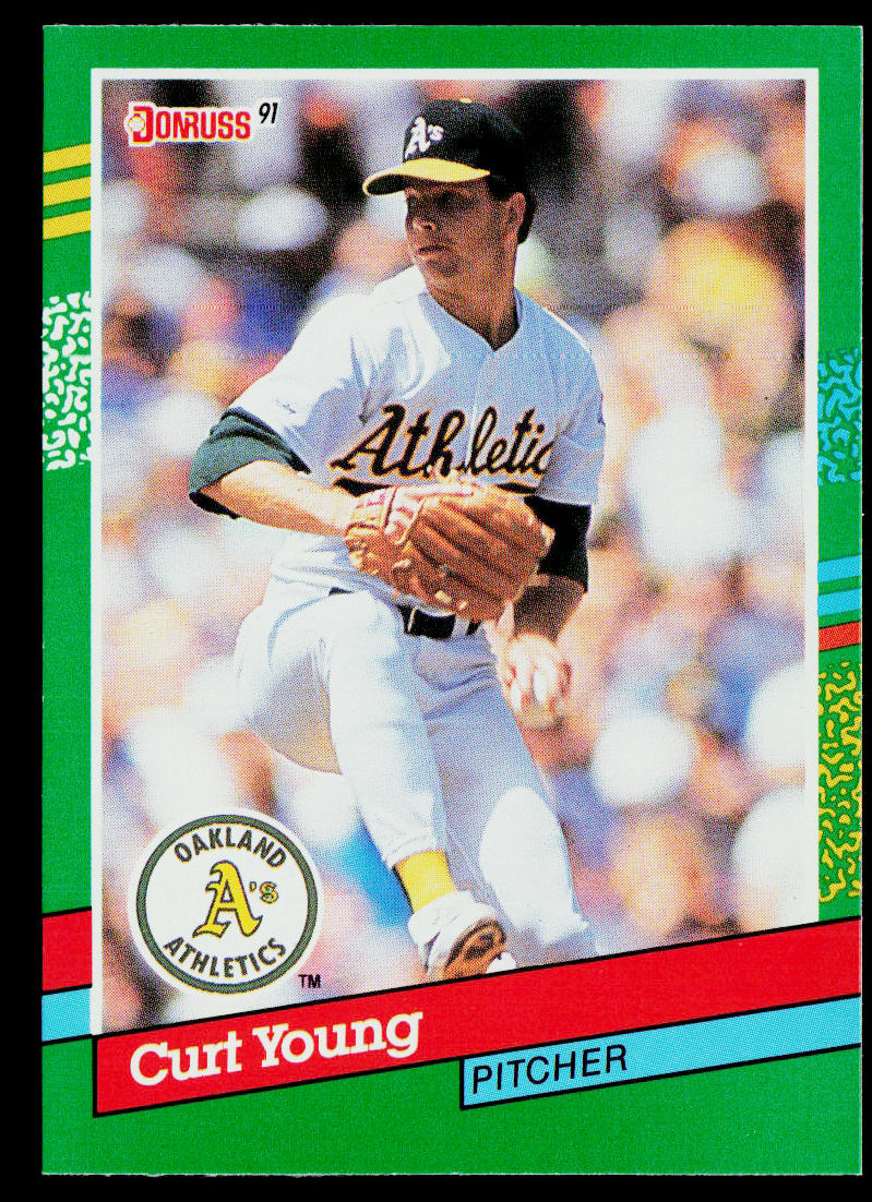 Curt Young 1991 Donruss #723 Oakland Athletics