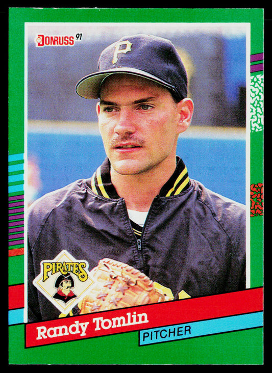 Randy Tomlin 1991 Donruss #725 RC Pittsburgh Pirates