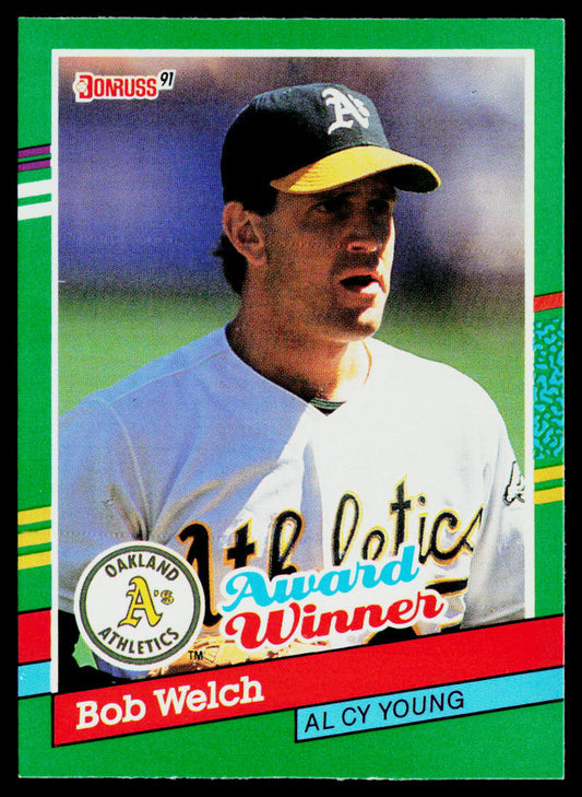 Bob Welch 1991 Donruss #727 Oakland Athletics