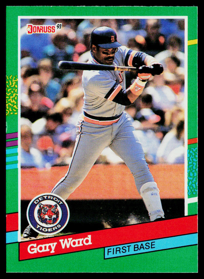 Gary Ward 1991 Donruss #728 Detroit Tigers